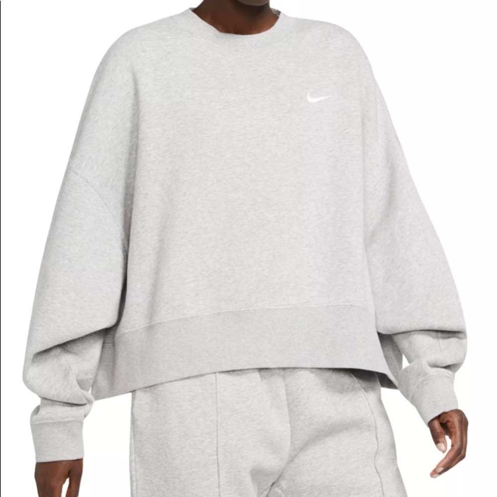 New Nike Sportswear Women's Essentials Fleece Cropped Crew Size M